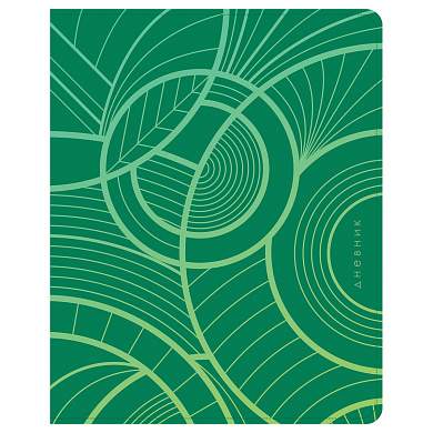 Дневник 1-11 кл. 48л. ЛАЙТ Greenwich Line "Geometry. Green", иск. кожа, тисн. фольгой, тон. блок, ляссе (арт. 348116)