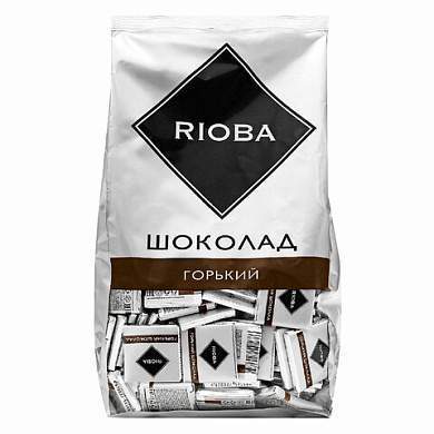 Шоколад порционный RIOBA Горький 72%, 800 г, пакет, 366306 (арт. 622249)