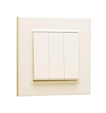 Makel Karea выкл. СУ 3 кл. крем. 56010091 (арт. 673158)