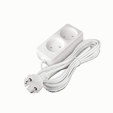 СОЮЗ сет. удл. ШВВП 2х0.75 2 роз.  5 м 6А 481S-0205 (арт. 415525)