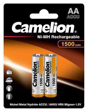 Аккумулятор Camelion R6 1500mAh Ni-MH BL2 (арт. 12306)