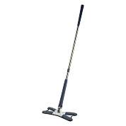 Швабра c отжимом x-type, плоская, OfficeClean Professional, мет. ручка 120 см., две насадки из микрофибры (арт. 374085)