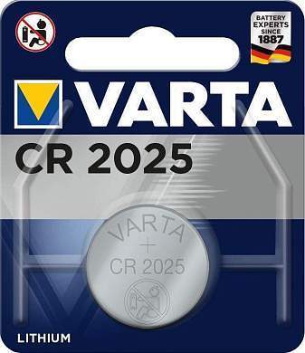 Элемент питания Varta 6025.101.401 CR2025 BL1 (+) (арт. 3376)