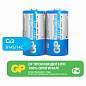 Батарейки КОМПЛЕКТ 2 шт., GP PowerPlus C (14C), солевые, в пленке, 14CEBRA-2S2 (арт. 457758)