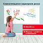 Доска-пленка маркерная самоклеящаяся в рулоне, БЕЛАЯ, 60х120 см, маркер и салфетка, BRAUBERG, 237835 (арт. 237835)