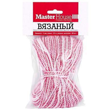 Шнур (Веревка) Пп Вязаный D=4Мм, 20М, Усиленный, Без Сердечника, Цветной, Арт.60389 Masterhouse (арт. 686375)