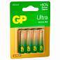Батарейки КОМПЛЕКТ 4 шт., GP Ultra G-Tech, AA (LR6, 15А), алкалиновые, пальчиковые, 15AUA21-2CRSBC4 (арт. 457746)
