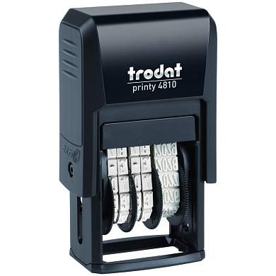 Датер ленточный Trodat 4810 Bank, пластик, 1стр., 3,8мм, банк (82499) (арт. 071462)