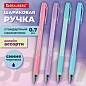 Ручка шариковая BRAUBERG BP-GT PASTEL, СИНЯЯ, корпус ассорти, пишущий узел 0,7 мм, линия письма 0,35 мм, 144503 (арт. 144503)