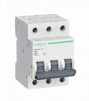 Systeme electric City9 Автоматический выкл. 3P 32А 4,5кА х-ка C C9F34332 (арт. 853879)
