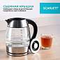 Чайник SCARLETT SC-EK27G13, 2 л, 2200 Вт, закрытый нагревательный элемент, стекло, стальной (арт. 457215)