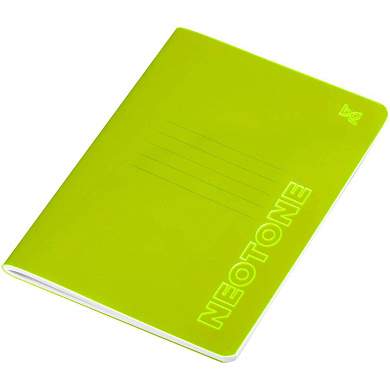 Записная книжка А6 50л. на сшивке BG "Neotone", желтый, фактурное тиснение, блок в точку 80г/м2 (арт. 369670)