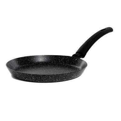 Сковорода блинная 22 см антипригарное покрытие, soft-touch ручка, SCOVO "Hi-Black", HB-039 (арт. 700969)