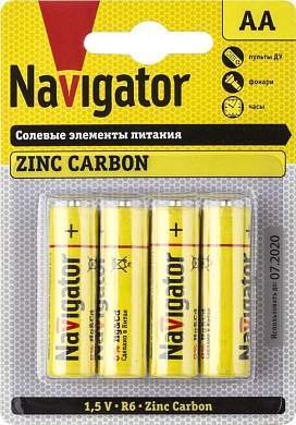Элемент питания Navigator Новый Стандарт R6/316 BL4 94758 (арт. 165984)