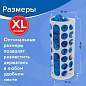 Держатель контейнер корзина XL для пакетов, мешков, бахил, 45х16х13 см, комплект крепежа, PREMIUM, 608283 (арт. 608283)