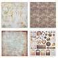 Бумага для скрапбукинга 30х30 см "Стимпанк", двусторонняя, 12 листов, 12 дизайнов, 180 г/м2, ОСТРОВ СОКРОВИЩ, 662769 (арт. 662769)