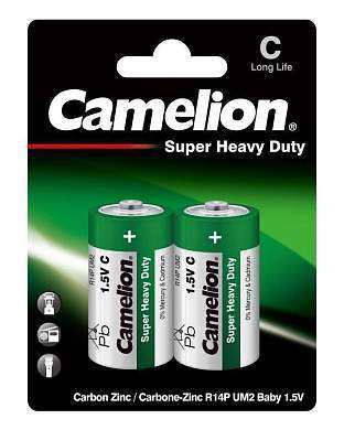Элемент питания Camelion HEAVY DUTY Green R14/343  BL2 (арт. 3806)