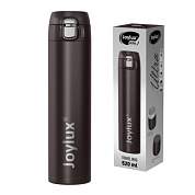 Термокружка 520 мл JOYLUX (ДЖОЙЛЮКС) ULTRA BROWN, нержавеющая сталь SUS304, коричневый матовый, 700279 (арт. 700279)