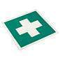 Знак "Аптечка первой медицинской помощи", КОМПЛЕКТ 5 шт., 200х200 мм, пленка самоклеящаяся, ЕС01 (арт. 610922)