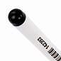 Ручка гелевая с грипом STAFF "Manager" GP-196, ЧЕРНАЯ, корпус белый, игольчатый узел 0,5 мм, линия письма 0,35 мм, 142393 (арт. 142393)