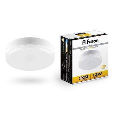 Feron Gx53 12W 230V 2700K 2K, Lb-453 25833 (арт. 619877)