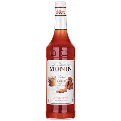 Сироп MONIN "Соленая карамель" 1 л, стеклянная бутылка, SMONN0-000243 (арт. 624701)