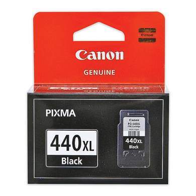 Картридж струйный CANON (PG-440XL) PIXMA MG2140/3140/3540/4240, черный, оригинальный, ресурс 600 стр., увеличенная емкость, 5216B001 (арт. 361278)