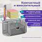 Подставка-органайзер металлическая BRAUBERG "Germanium", 9 секций, 105х220х110 мм, серебро, 237419 (арт. 237419)