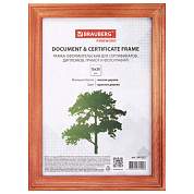 Рамка 15х20 см, дерево, багет 18 мм, BRAUBERG "Pinewood", красное дерево, стекло, подставка, 391217 (арт. 391217)
