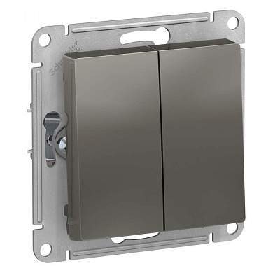 Schneider AtlasDesign мех. выкл. СУ 2 кл. сталь (пласт. осн.) ATN000951 (арт. 662702)