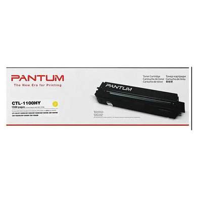 Картридж лазерный PANTUM (CTL-1100HY) CP1100/CM1100, желтый, оригинальный, ресурс 1500 страниц (арт. 364071)