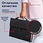 Папка-портфель пластиковая BRAUBERG А4 (332х245х35 мм), 13 отделений, черная, 221378 (арт. 221378)