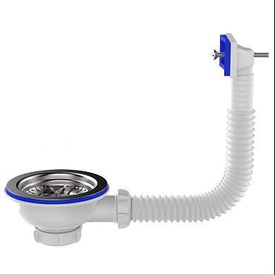 Aquant Перелив для мойки 3 1/2'' с прямоугольным вертикальным корпусом, NV305-10-MR (арт. 876374)