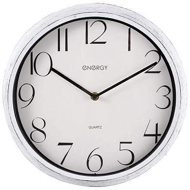 Часы настенные ENERGY ЕС-156, 30,5*4,6см (круглые) плавный ход,пластик, 1*АА нет в комп 102205 (арт. 801276)