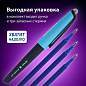 Ручка стираемая гелевая с эргономичным грипом BRAUBERG REPEAT, СИНЯЯ, +3 сменных стержня, узел 0,7 мм, линия письма 0,5 мм, 143663 (арт. 143663)