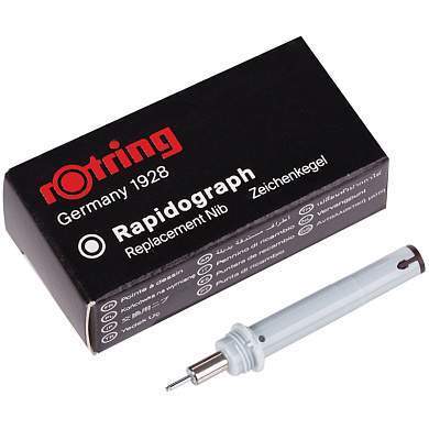 Пишущий элемент для рапидографа Rotring 0,6мм, картон. упаковка (арт. 306612)