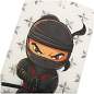 Закладка для книг 3D с линейкой, 150*55мм, ArtSpace "Ninja", декоративный шнурок (арт. 370562)