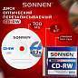 Диск CD-RW SONNEN, 700 Mb, 4-12x, Slim Case (1 штука), 512579 (арт. 512579)