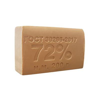 Мыло хозяйственное 72% ММЗ, без обертки, 200г (арт. 136436)