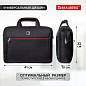 Сумка портфель BRAUBERG DANDY с отделением для ноутбука 15-16", 2 отделения, "Combi", черная, 32х41х10 см, 240397 (арт. 240397)