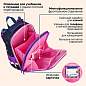 Ранец BRAUBERG PREMIUM, 2 отделения, с брелоком, "Блестящие бабочки", блестки, 38х29х16 см, 274393 (арт. 274393)