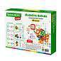Магнитный конструктор BIG MAGNETIC BLOCKS-64, 64 детали, с колесной базой, BRAUBERG KIDS, 663847 (арт. 663847)