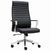 Кресло BRABIX PREMIUM ''Solo EX-730'', алюминий, хром, экокожа, черное, 532936 (арт. 532936)