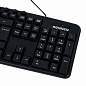 Клавиатура проводная SONNEN KB-8137, USB, 104 клавиши + 9 дополнительных, мультимедийная, черная, 512652 (арт. 512652)