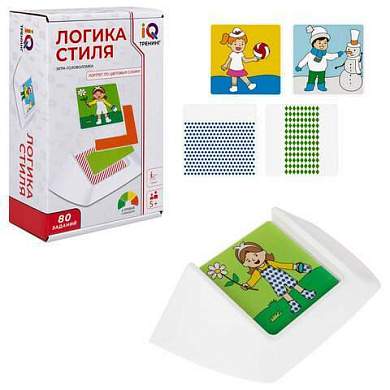 Настольная логическая игра IQ ТРЕНИНГ "Логика стиля", 1TOY, Т25561 (арт. 665738)