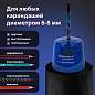 Точилка электрическая BRAUBERG DOUBLE BLADE BLUE, двойное лезвие, питание от 2 батареек AA, 229605 (арт. 229605)