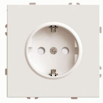 Stekker ЭМИЛИ мех. роз. СУ 1мест. 16А (земля, шторки) кашемир, soft touch RST16-5110-08 49906 (арт. 953762)