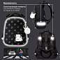 Ранец BRAUBERG LUMINOUS, 2 отделения, с брелоком, "Paws", СВЕТЯЩИЙСЯ РИСУНОК, 38х29х16 см, 271366 (арт. 271366)