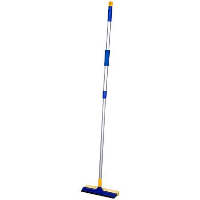 Стекломойка OfficeClean Professional, алюм. телеск. ручка 76-125см, раб. часть 25см (стяжка,губка,ручка) (арт. 266771)