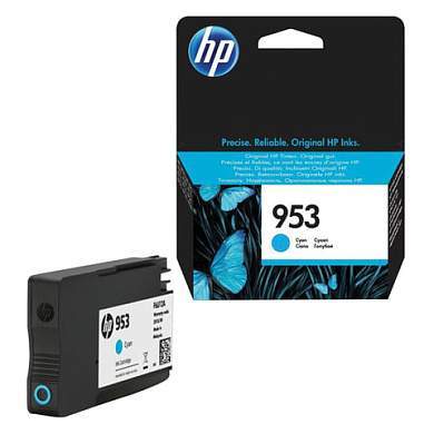 Картридж струйный HP (F6U12AE) Officejet Pro 8710/8210, №953, голубой, ресурс 700 стр., оригинальный (арт. 362286)